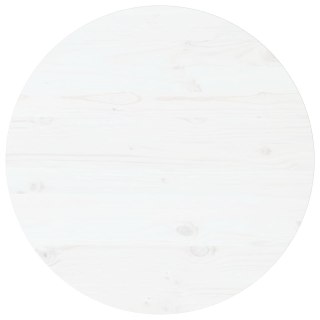  Blat stołu, biały, Ø80x2,5 cm, lite drewno sosnowe Lumarko!