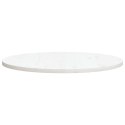  Blat stołu, biały, Ø80x2,5 cm, lite drewno sosnowe Lumarko!