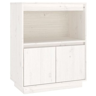  Szafka, biała, 60 x 34 x 75 cm, lite drewno sosnowe Lumarko!