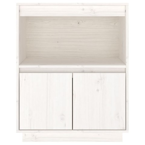  Szafka, biała, 60 x 34 x 75 cm, lite drewno sosnowe Lumarko!