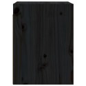  Szafki ścienne, 2 szt., czarne, 30x30x40 cm, drewno sosnowe Lumarko!