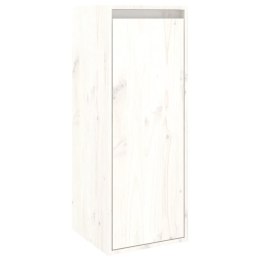  Szafka ścienna, biała, 30x30x80 cm, lite drewno sosnowe Lumarko!
