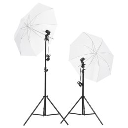  Studyjny zestaw oświetleniowy ze statywami i parasolkami Lumarko!