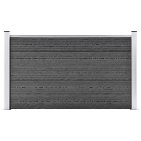  Panel ogrodzeniowy, WPC, 180x105 cm, czarny Lumarko!