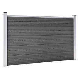  Panel ogrodzeniowy, WPC, 180x105 cm, czarny Lumarko!