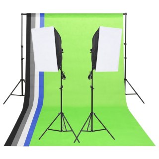  Zestaw do studia fotograficznego, tła i softboxy Lumarko!