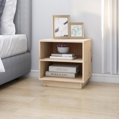  Szafki nocne, 2 szt., 40x34x40 cm, lite drewno sosnowe Lumarko!