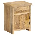  Szafka nocna, lite drewno mango, 40 x 30 x 50 cm Lumarko!