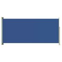  Wysuwana markiza boczna na taras, 140 x 300 cm, niebieska Lumarko!