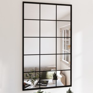  Lustro ścienne, czarne, 100x60 cm, metal Lumarko!