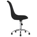  Obrotowe krzesło biurowe, czarne, tapicerowane tkaniną Lumarko!