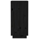  Szafki boczne, 2 szt., czarne, 31,5x34x75 cm, drewno sosnowe Lumarko!