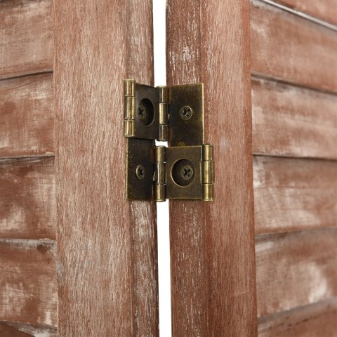  Parawan pokojowy, 6-panelowy, brązowy, 210x165 cm, paulownia Lumarko!