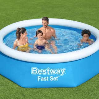  Nadmuchiwany basen Fast Set, okrągły, 244 x 66 cm, 57265 Lumarko!