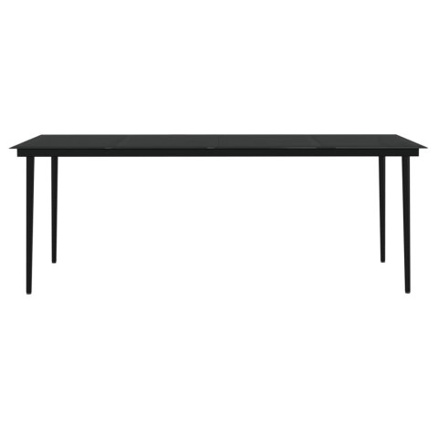  9-częściowy zestaw mebli ogrodowych z poduszkami, czarny Lumarko!