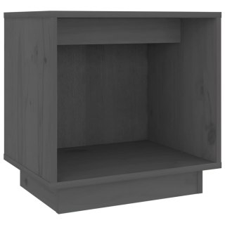  Szafki nocne, 2 szt., szare, 40x30x40 cm, lite drewno sosnowe Lumarko!