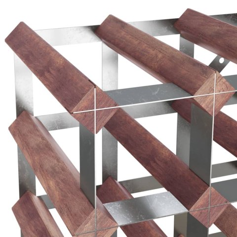  Stojak na 120 butelek wina, brązowy, lite drewno sosnowe Lumarko!