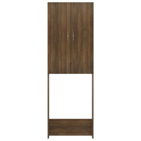  Szafka na pralkę, brązowy dąb, 64 x 25,5 x 190 cm Lumarko!