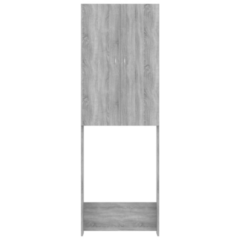  Szafka na pralkę, szary dąb sonoma, 64 x 25,5 x 190 cm Lumarko!