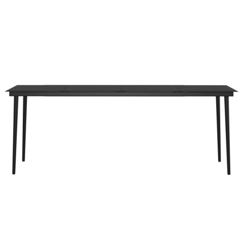  9-cz. zestaw mebli ogrodowych z poduszkami, szaro-czarny Lumarko!