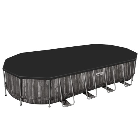  Basen ogrodowy, owalny, 7,32x3,66x1,22 m Lumarko!