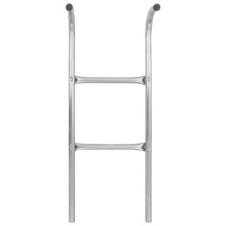 VidaXL 2-stopniowa drabinka do trampoliny, stalowa, srebrna, 102,6 cm