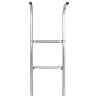  2-stopniowa drabinka do trampoliny, stalowa, srebrna, 82,5 cm Lumarko!
