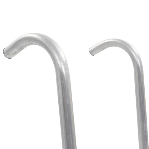  2-stopniowa drabinka do trampoliny, stalowa, srebrna, 82,5 cm Lumarko!