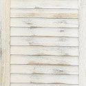  Parawan 5-panelowy, postarzany biały, 178,5x166 cm, lite drewno Lumarko!
