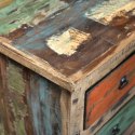  Kolorowa komoda z drewna odzyskanego, 16 szuflad Lumarko!