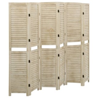  Parawan pokojowy, 6-panelowy, 210x165 cm, drewno paulowni Lumarko!