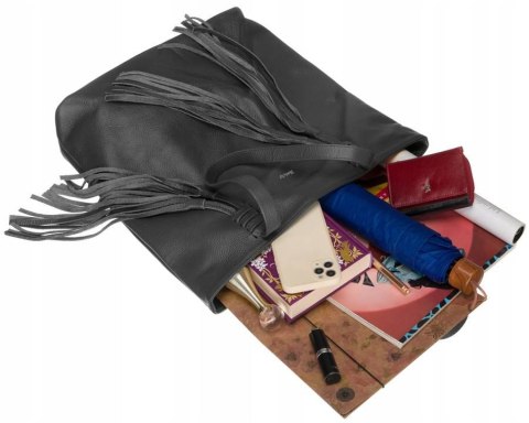  Duża Shopperka Damska Z Frędzlami !