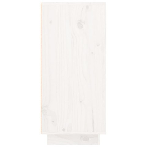  Szafka, biała, 111x34x75 cm, lite drewno sosnowe Lumarko!
