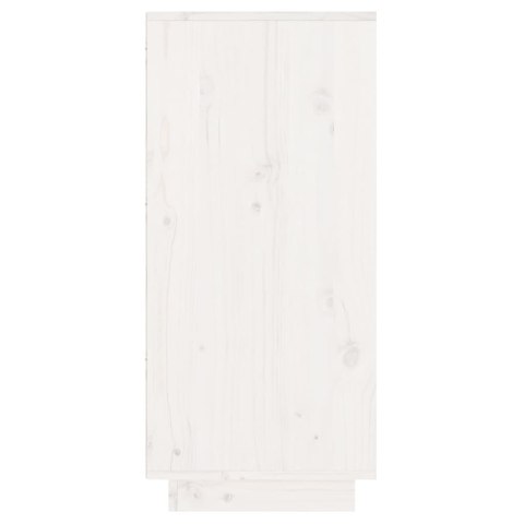  Szafka, biała, 60x34x75 cm, lite drewno sosnowe Lumarko!