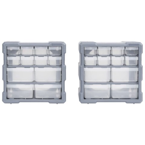  Organizery z 12 szufladkami, 2 szt, 26,5x16x26 cm Lumarko!