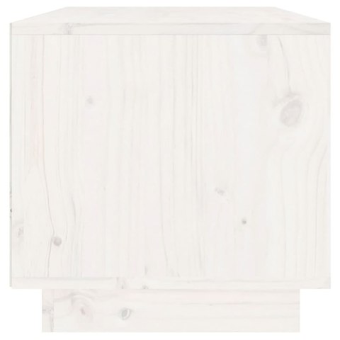  Szafka pod telewizor, biała, 60x35x35 cm, lite drewno sosnowe Lumarko!