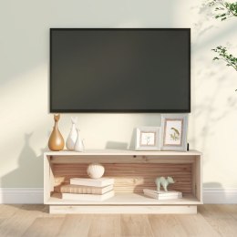  Szafka pod telewizor, 90x35x35 cm, lite drewno sosnowe Lumarko!