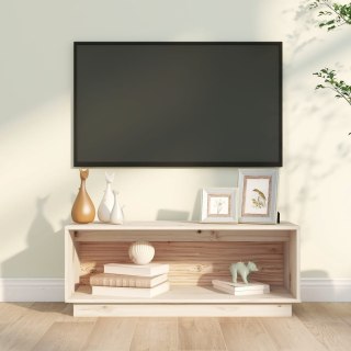  Szafka pod telewizor, 90x35x35 cm, lite drewno sosnowe Lumarko!