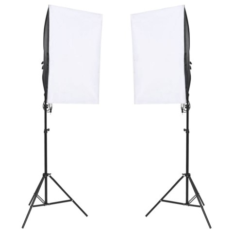  Fotograficzny zestaw studyjny z lampami i tłem Lumarko!