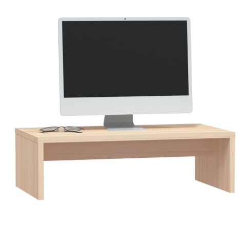  Podstawka na monitor, 50x27x15 cm, lite drewno sosnowe Lumarko!