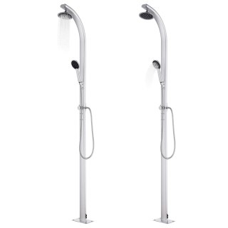  Prysznic ogrodowy, 215 cm, aluminium Lumarko!