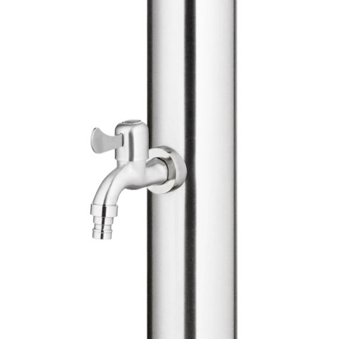  Prysznic ogrodowy z brązową podstawą, 220 cm, stal nierdzewna Lumarko!