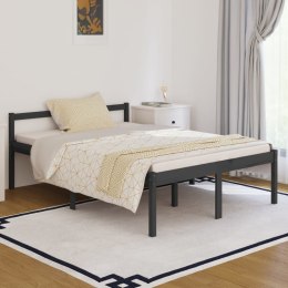  Rama łóżka, szara, lite drewno sosnowe, 140 x 190 cm Lumarko!
