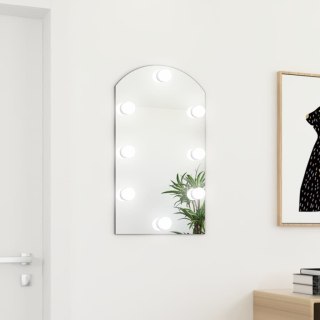  Lustro z lampami LED, 70x40 cm, szklane, z łukiem Lumarko!