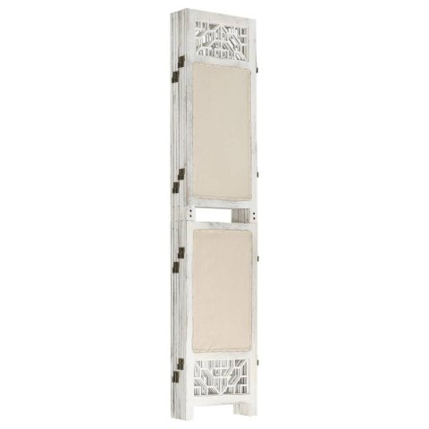  Parawan 6-panelowy, kremowy, 210 x 165 cm, tkanina Lumarko!