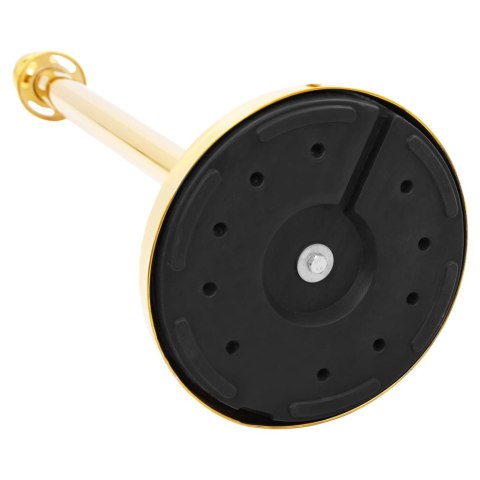  3-częściowa barierka kolejkowa VIP, stal nierdzewna, złota Lumarko!