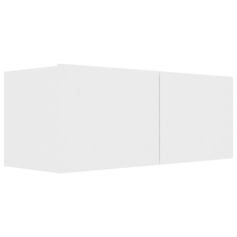  4-cz. zestaw szafek telewizyjnych, biały, płyta wiórowa Lumarko!