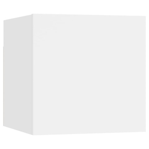  Wisząca szafka telewizyjna, biała, 30,5x30x30 cm Lumarko!