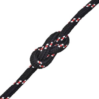  Linka żeglarska z polipropylenu, 14 mm, 250 m, czarna Lumarko!