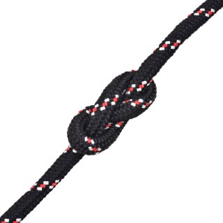  Linka żeglarska z polipropylenu, 8 mm, 500 m, czarna Lumarko!